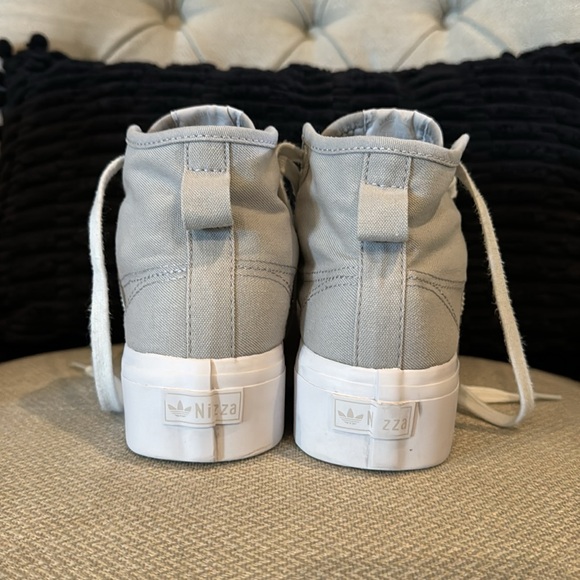 Adidas Nizza High Top Platform, girls size 4.5 - Picture 3 of 3